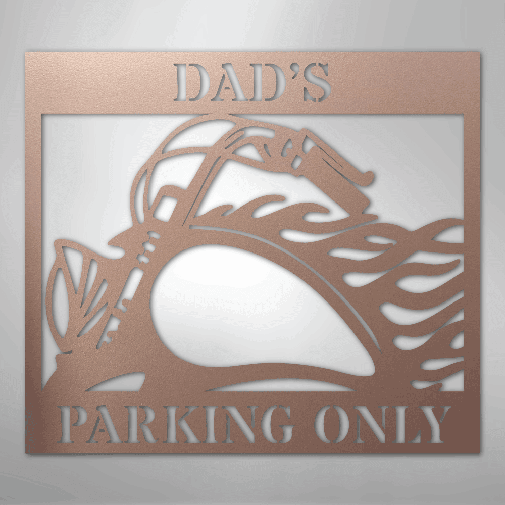Hog Parking Personalized Steel Metal Sign Wall ArtCustomly Gifts