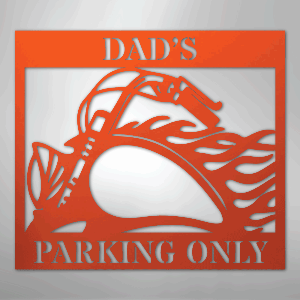 Hog Parking Personalized Steel Metal Sign Wall ArtCustomly Gifts