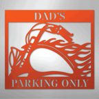 Hog Parking Personalized Steel Metal Sign Wall ArtCustomly Gifts