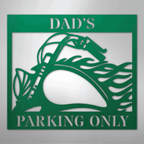 Hog Parking Personalized Steel Metal Sign Wall ArtCustomly Gifts