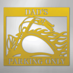 Hog Parking Personalized Steel Metal Sign Wall ArtCustomly Gifts