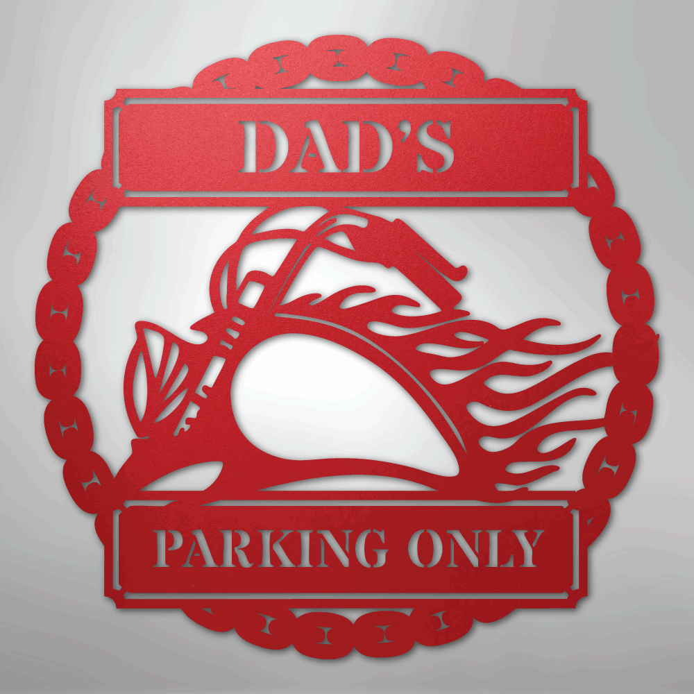 Hog Parking Plaque Personalized Steel Metal Sign Wall ArtCustomly Gifts