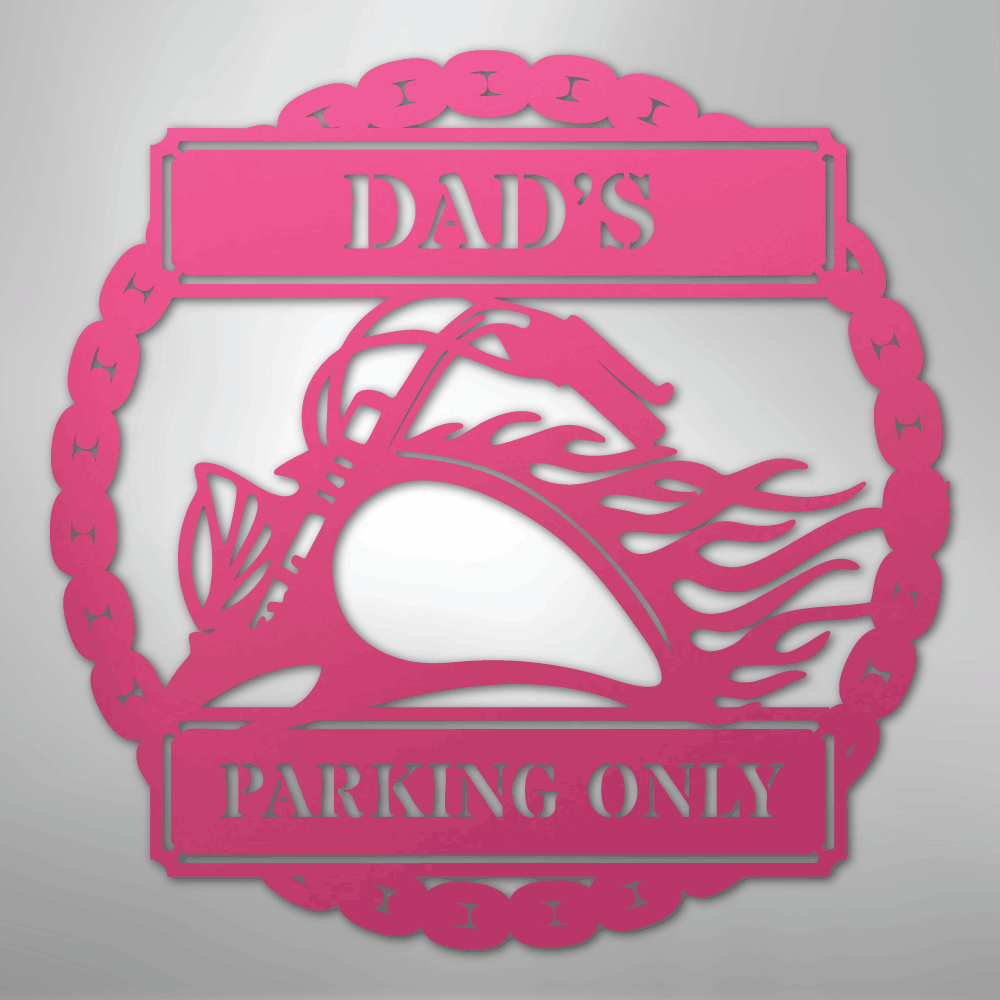 Hog Parking Plaque Personalized Steel Metal Sign Wall ArtCustomly Gifts