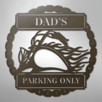 Hog Parking Plaque Personalized Steel Metal Sign Wall ArtCustomly Gifts