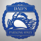 Hog Parking Plaque Personalized Steel Metal Sign Wall ArtCustomly Gifts