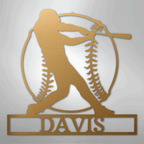 Home Run Baseball Personalized Steel Metal Sign Wall ArtCustomly Gifts