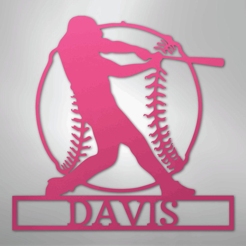 Home Run Baseball Personalized Steel Metal Sign Wall ArtCustomly Gifts