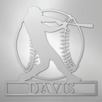 Home Run Baseball Personalized Steel Metal Sign Wall ArtCustomly Gifts