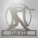Home Run Baseball Personalized Steel Metal Sign Wall ArtCustomly Gifts