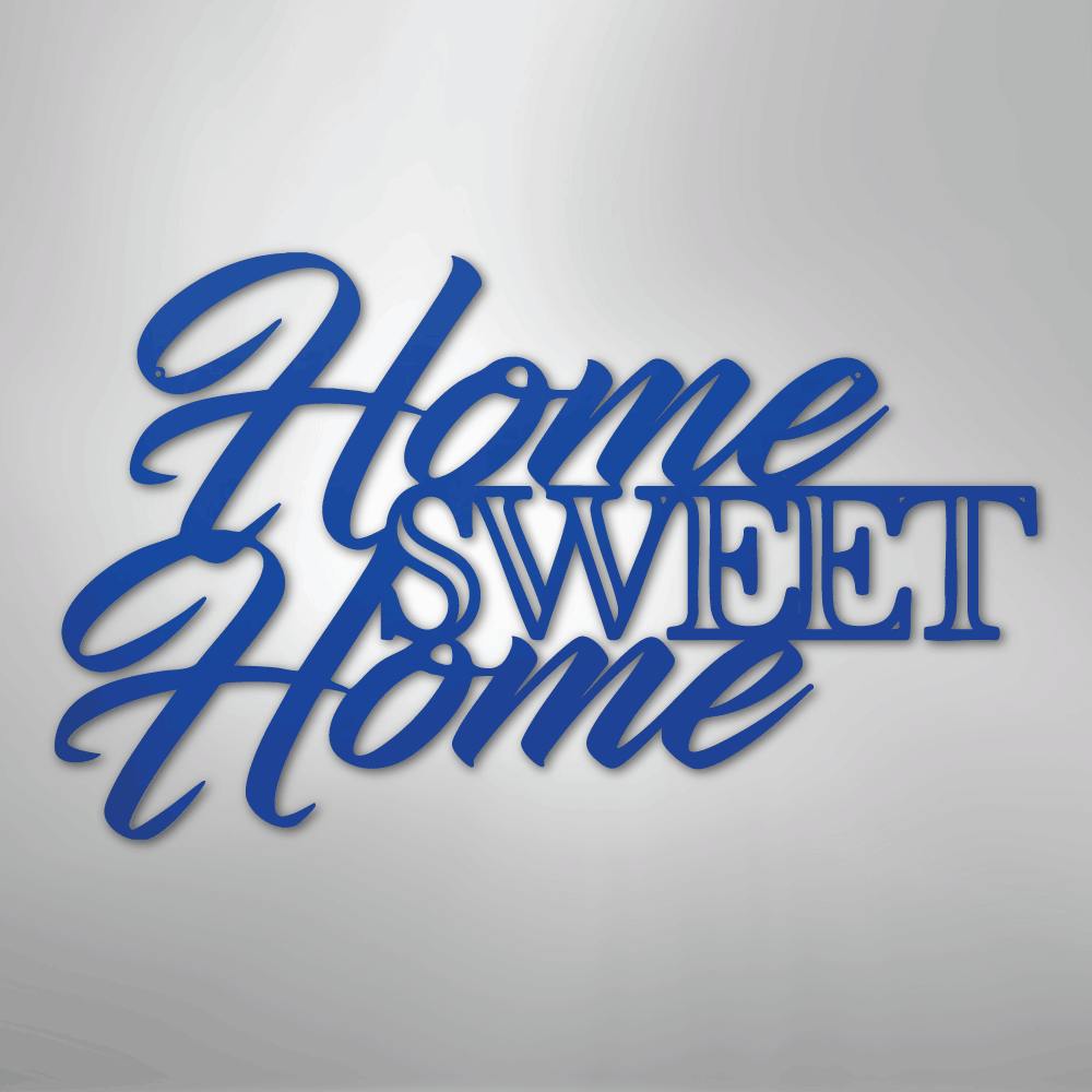 Home Sweet Home - Steel Metal Sign Wall ArtCustomly Gifts