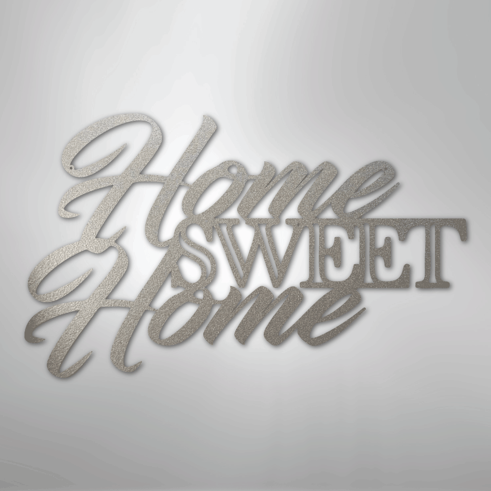 Home Sweet Home - Steel Metal Sign Wall ArtCustomly Gifts