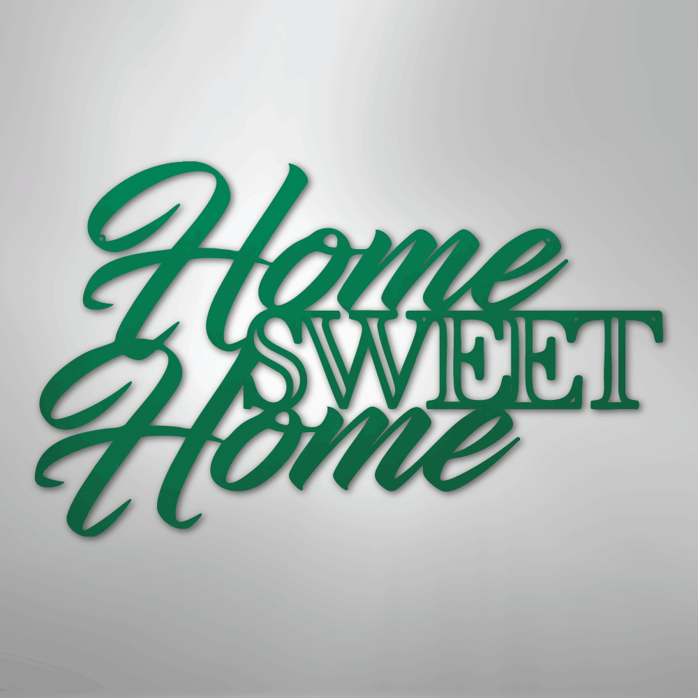 Home Sweet Home - Steel Metal Sign Wall ArtCustomly Gifts