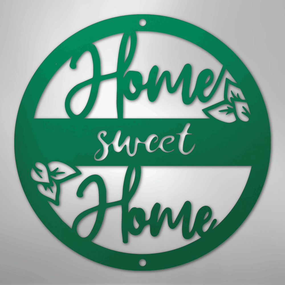 Home Sweet Home - Steel Metal Sign Wall ArtCustomly Gifts