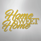 Home Sweet Home - Steel Metal Sign Wall ArtCustomly Gifts