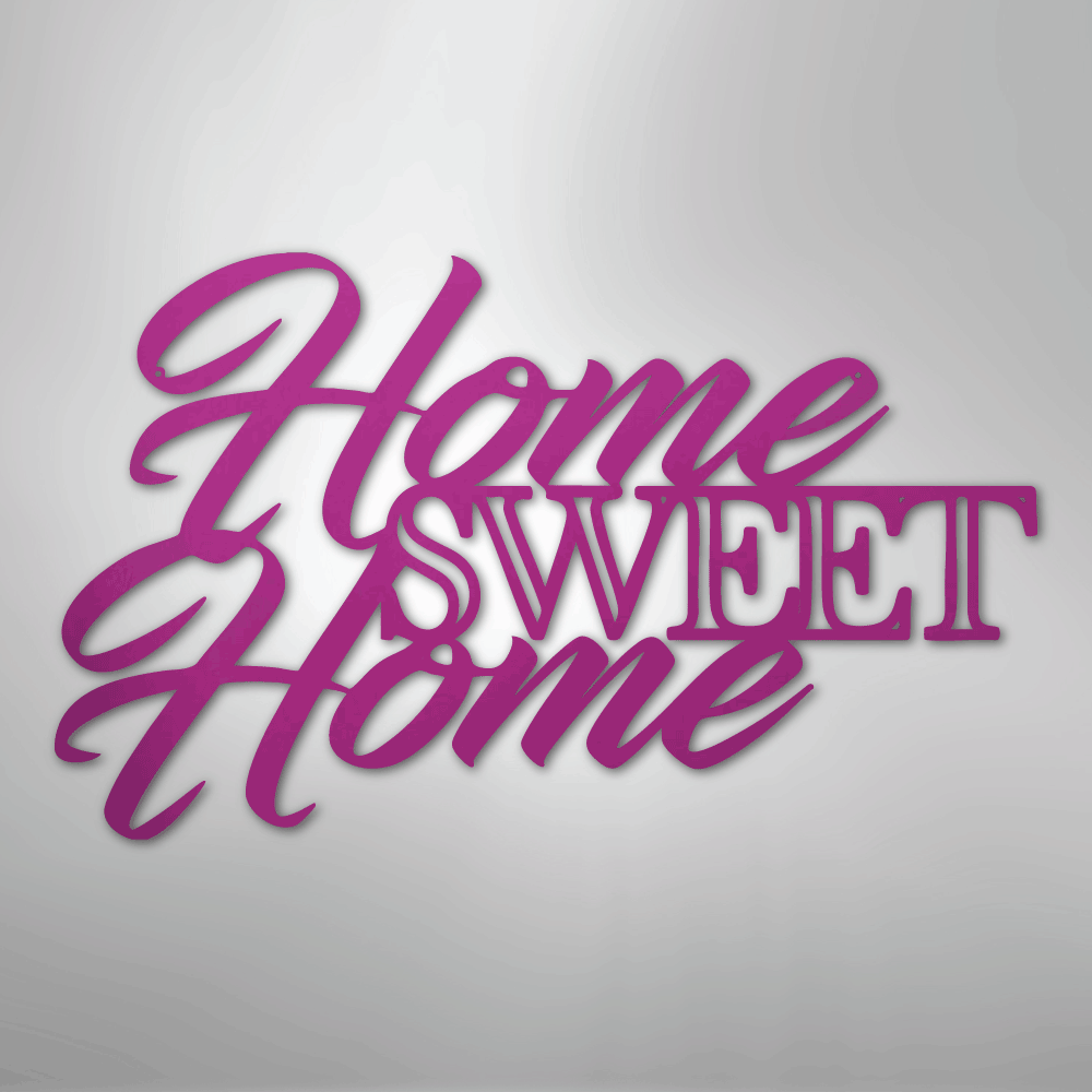 Home Sweet Home - Steel Metal Sign Wall ArtCustomly Gifts