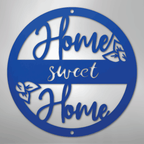 Home Sweet Home - Steel Metal Sign Wall ArtCustomly Gifts