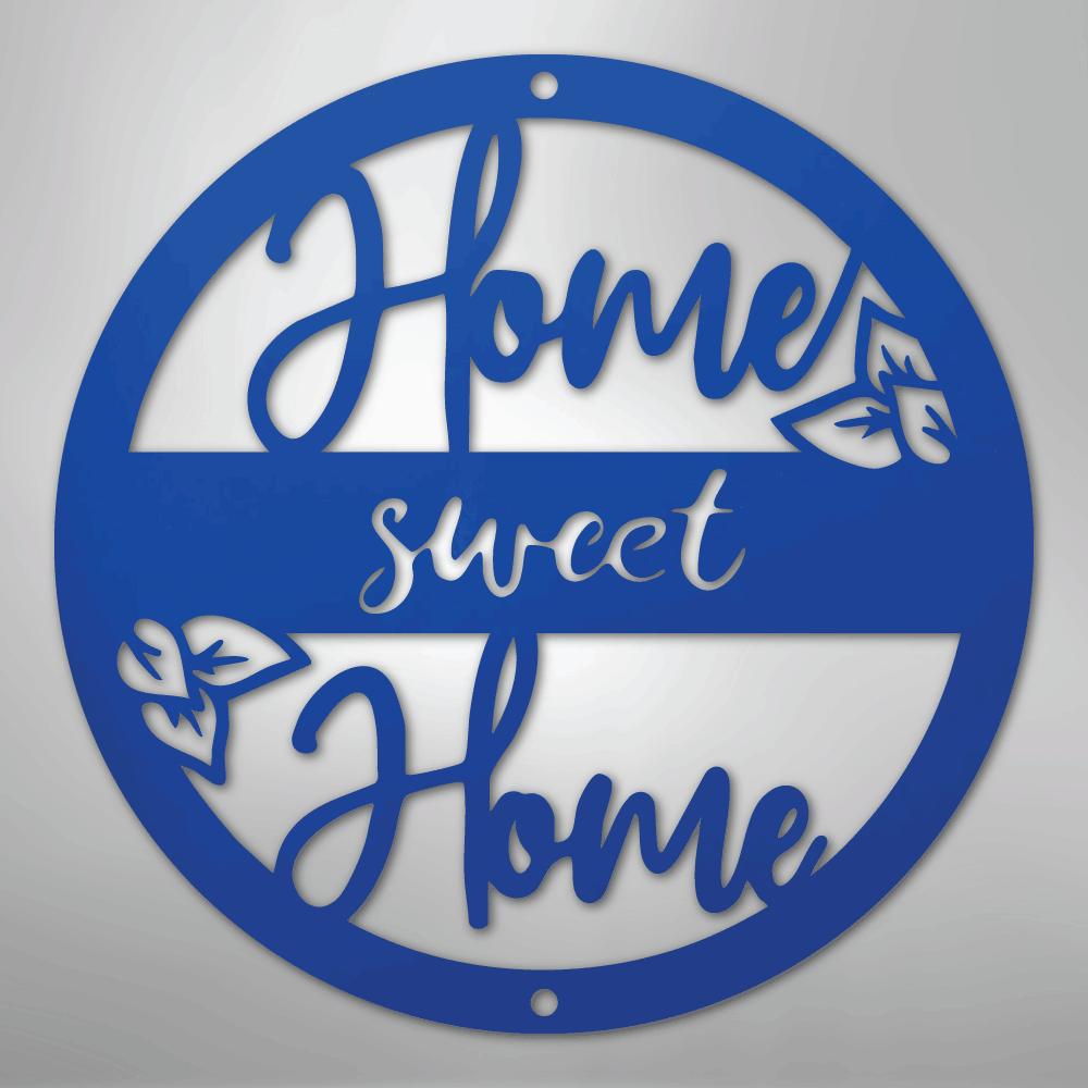 Home Sweet Home - Steel Metal Sign Wall ArtCustomly Gifts