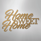 Home Sweet Home - Steel Metal Sign Wall ArtCustomly Gifts