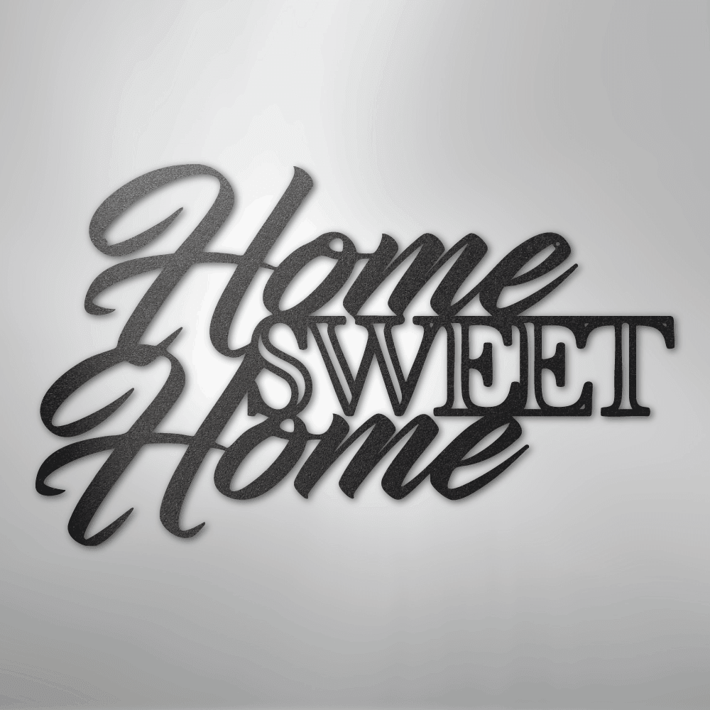 Home Sweet Home - Steel Metal Sign Wall ArtCustomly Gifts