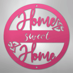 Home Sweet Home - Steel Metal Sign Wall ArtCustomly Gifts