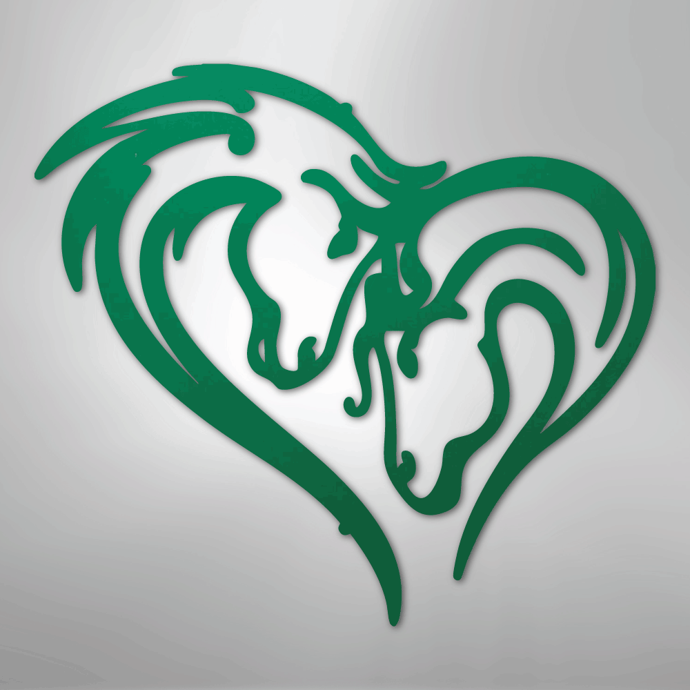 Horse Love Steel Metal Sign Wall ArtCustomly Gifts
