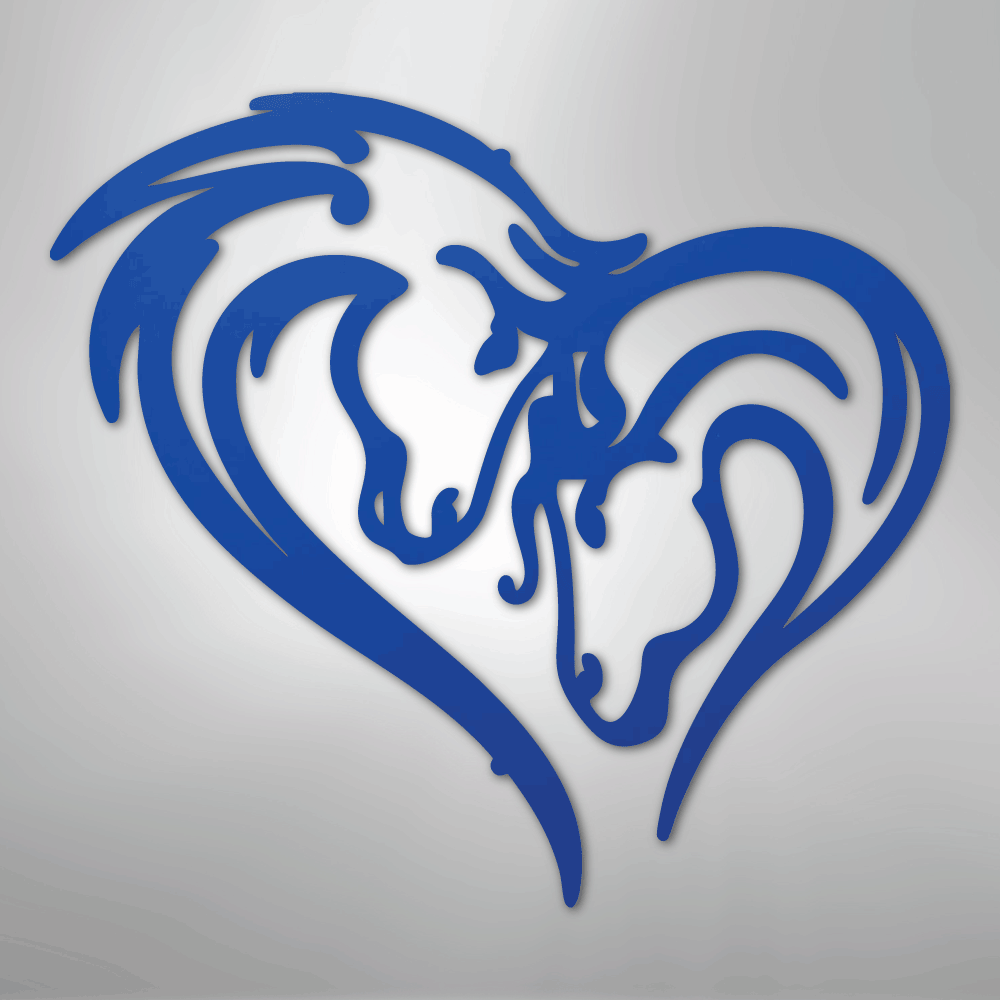 Horse Love Steel Metal Sign Wall ArtCustomly Gifts