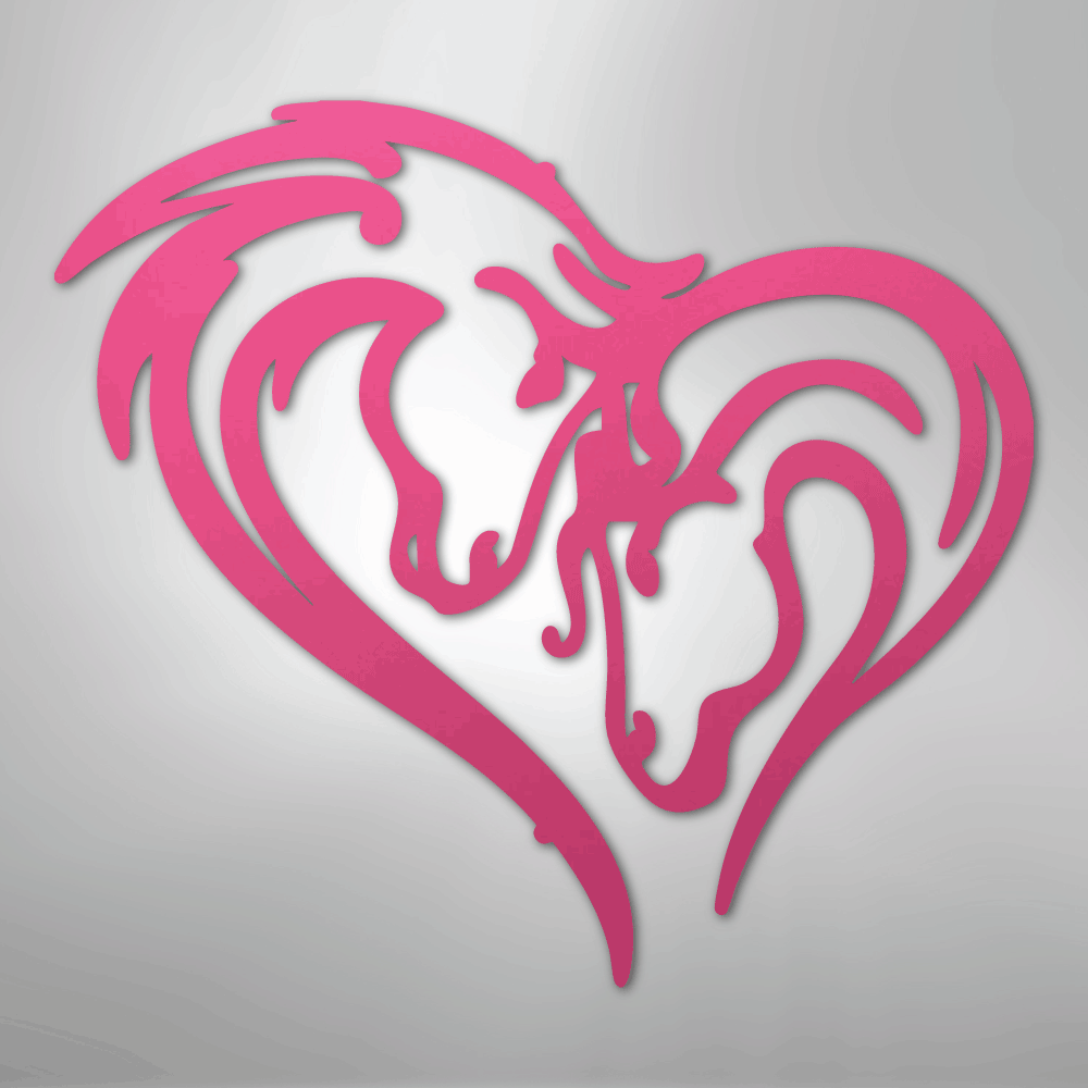 Horse Love Steel Metal Sign Wall ArtCustomly Gifts