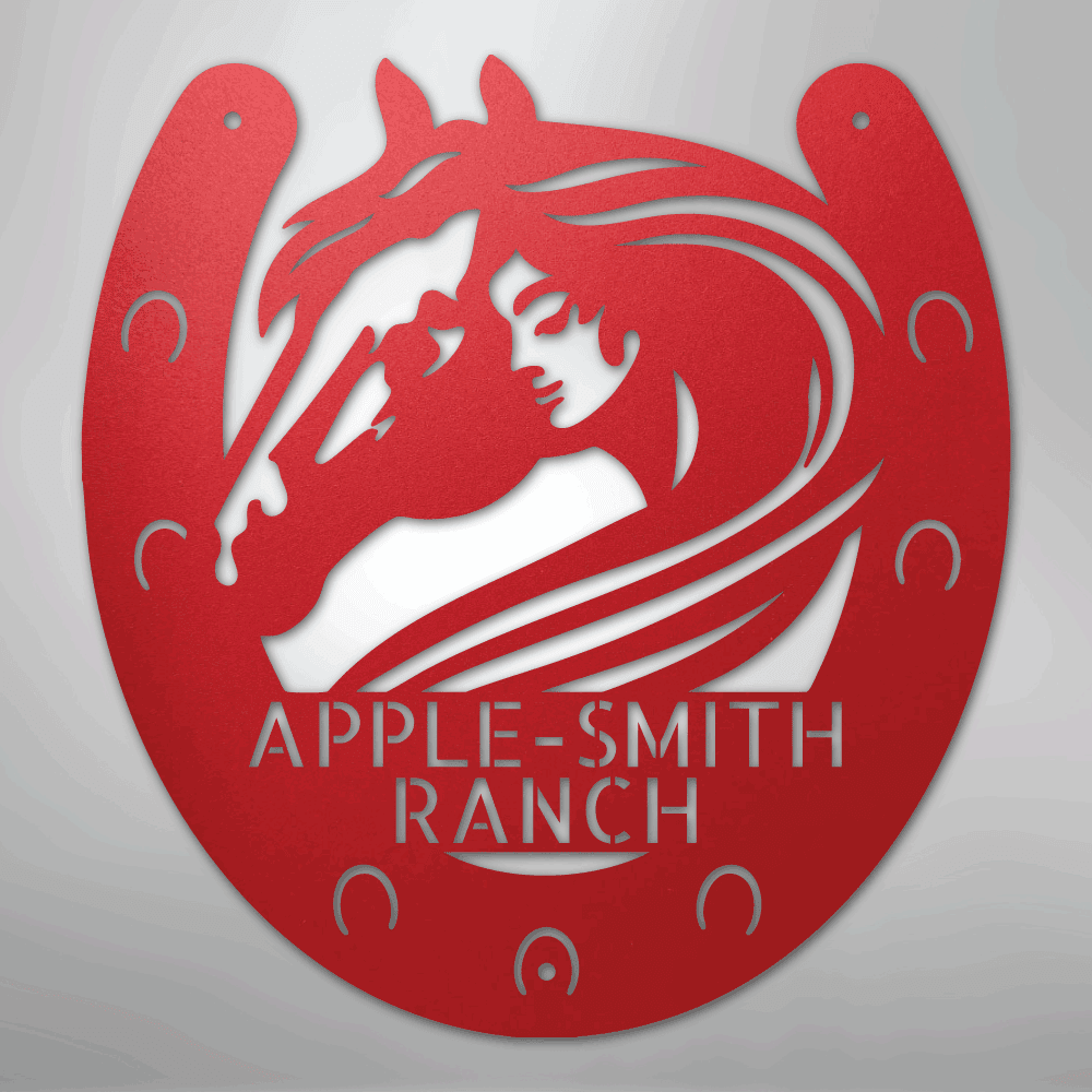 Horse Owner Personalized Steel Metal Sign Wall ArtCustomly Gifts