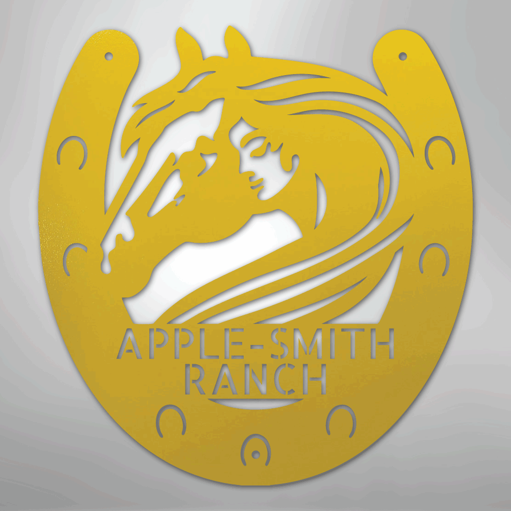 Horse Owner Personalized Steel Metal Sign Wall ArtCustomly Gifts