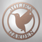 Humming Bird Personalized Name Text Steel SignCustomly Gifts