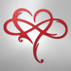 Infinity and Heart - Steel Metal Sign Wall ArtCustomly Gifts
