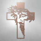Jesus Christ Cross Religious Steel Metal Sign Wall ArtCustomly Gifts
