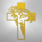 Jesus Christ Cross Religious Steel Metal Sign Wall ArtCustomly Gifts