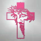Jesus Christ Cross Religious Steel Metal Sign Wall ArtCustomly Gifts