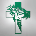Jesus Christ Cross Religious Steel Metal Sign Wall ArtCustomly Gifts