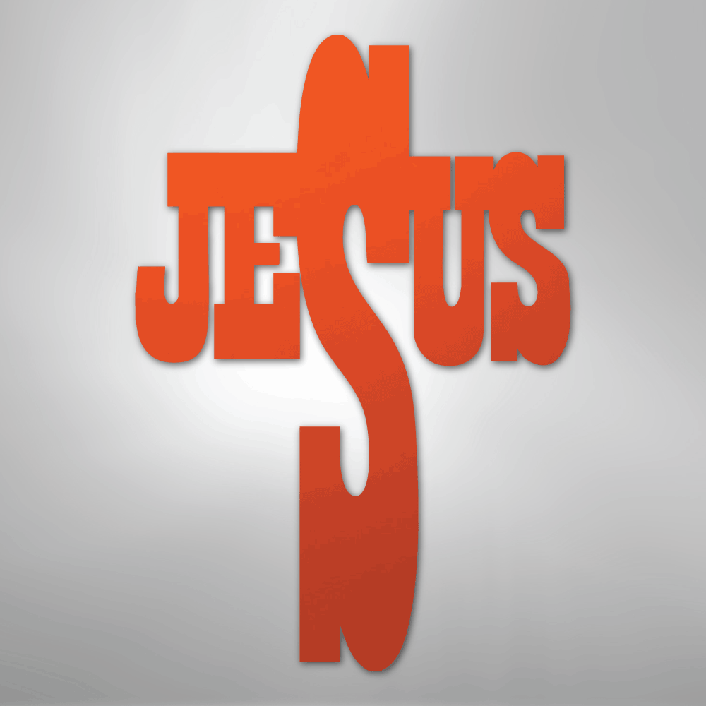 Jesus Cross - Steel Metal Sign Wall ArtCustomly Gifts