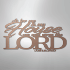 Joshua 24.15 Quote - Steel Metal Sign Wall ArtCustomly Gifts