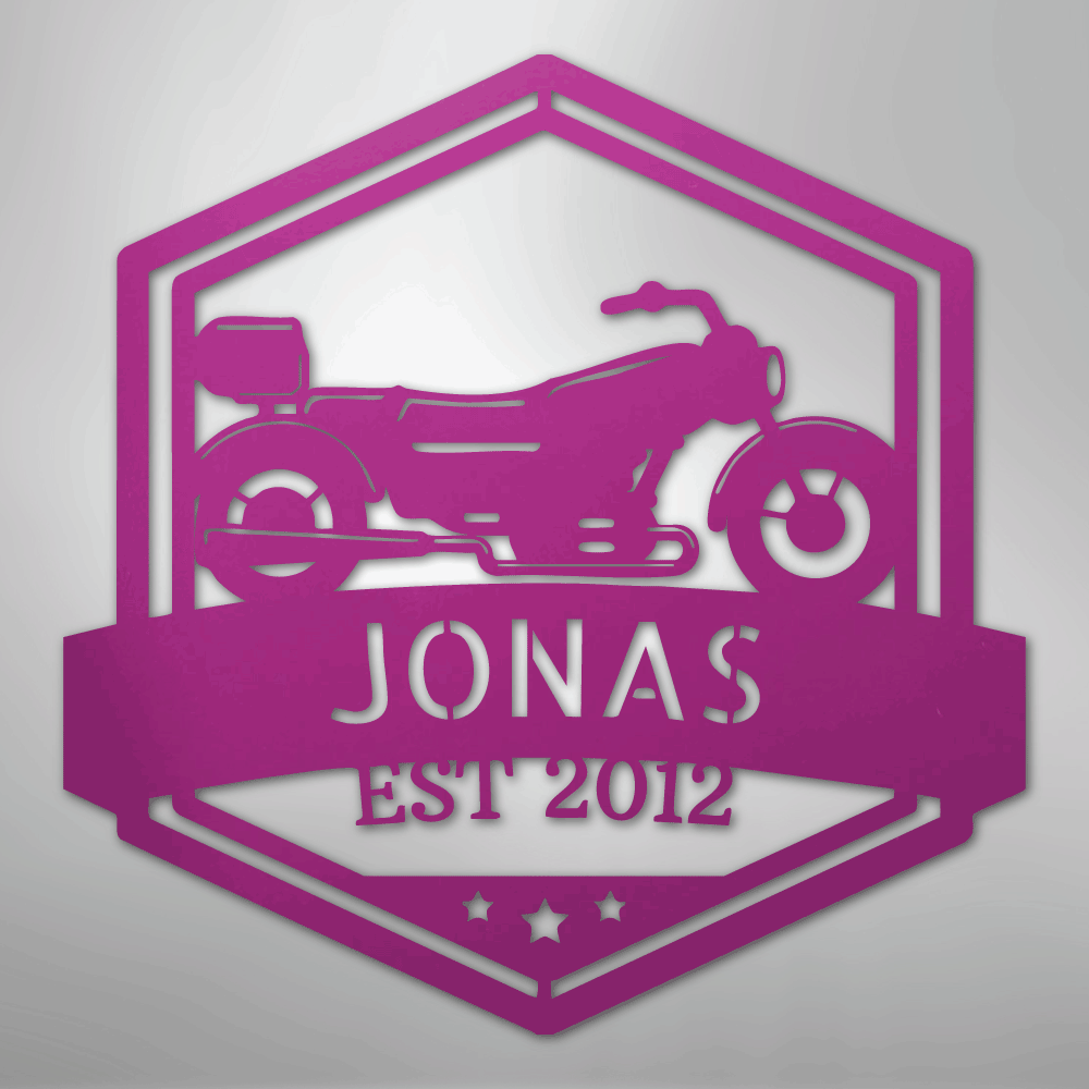 King Of The Road Personalized Steel Metal Sign Wall ArtCustomly Gifts