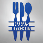 Kitchen Utensil Personalized Steel Metal Sign Wall ArtCustomly Gifts