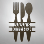 Kitchen Utensil Personalized Steel Metal Sign Wall ArtCustomly Gifts