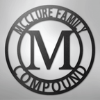 Letter Family Name Personalized Steel Metal Sign Wall ArtCustomly Gifts