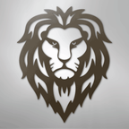 Lion Head - Steel Metal Sign Wall ArtCustomly Gifts