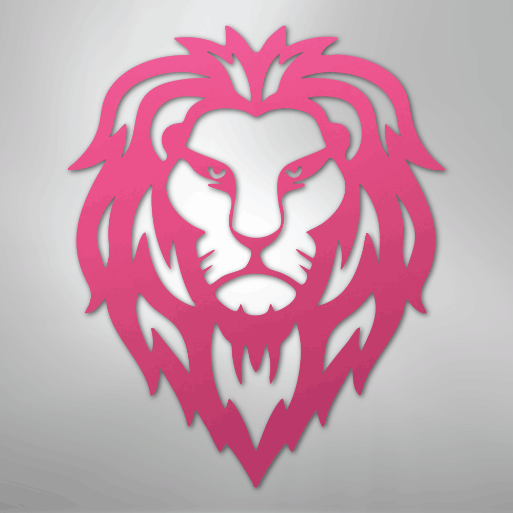 Lion Head - Steel Metal Sign Wall ArtCustomly Gifts