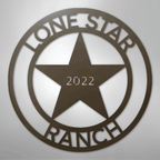 Lone Star 2 Personalized Steel Metal Sign Wall ArtCustomly Gifts