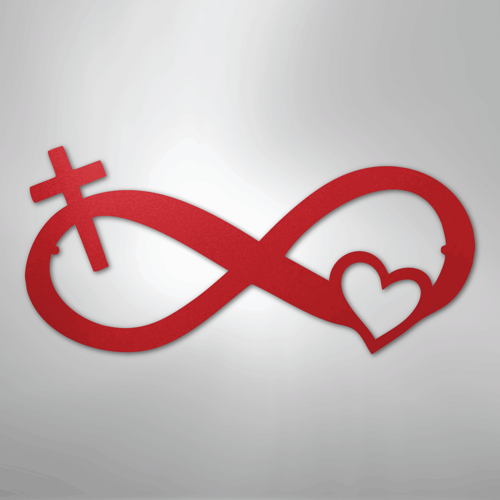 Lords Infinite Love - Steel Metal Sign Wall ArtCustomly Gifts