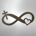 Lords Infinite Love - Steel Metal Sign Wall ArtCustomly Gifts