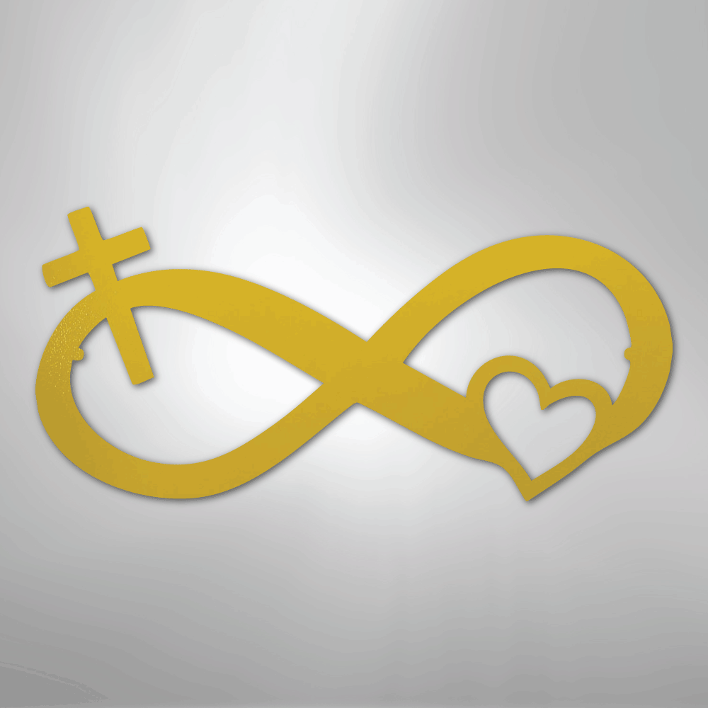 Lords Infinite Love - Steel Metal Sign Wall ArtCustomly Gifts