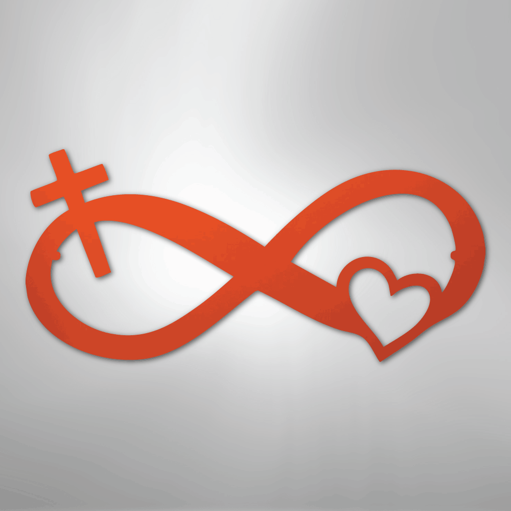 Lords Infinite Love - Steel Metal Sign Wall ArtCustomly Gifts