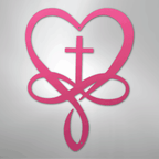 Love Infinity Cross - Steel Metal Sign Wall ArtCustomly Gifts