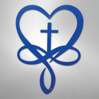Love Infinity Cross - Steel Metal Sign Wall ArtCustomly Gifts